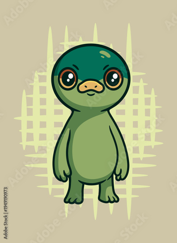  Cute Little Kappa Flat Image.