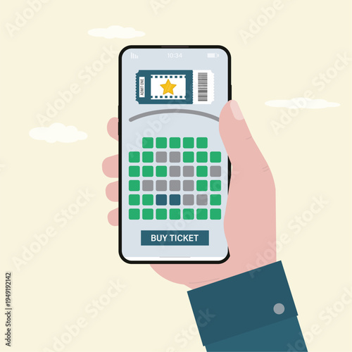 Parental control. Age restriction. Mobile phone with video content, hand gives label - 16 plus. Smartphone with media content for adults.