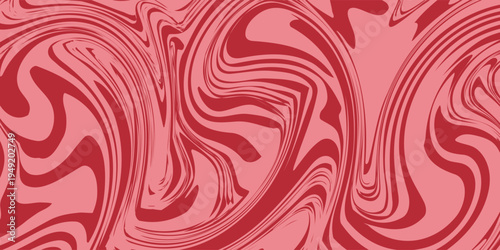 Meat steak texture, salmon pattern. Beef, pork meat and tuna line vector background, editable stroke. Marble liquid waves background.