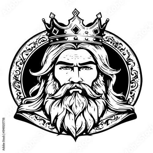 king of the king , Vector illustration of a king kaisar , silhouette of a king kaisar 