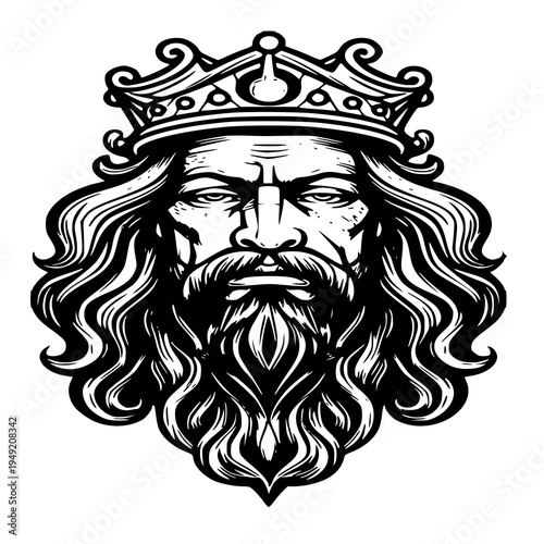 king of the king , Vector illustration of a king kaisar , silhouette of a king kaisar 