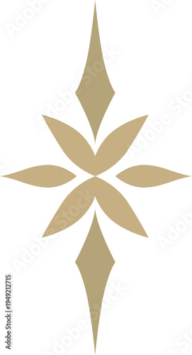 Tableau sur toile Elegant Logo Decorative Symbol