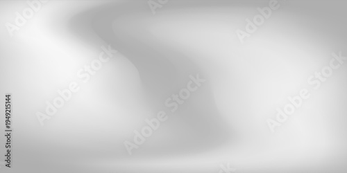 Silver foil background with metal mirror texture. Chrome gradient surface with light gloss simple abstract vector eps10.