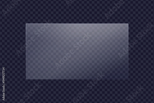 light realistic glass frame overlay soft uniform flat reflection glare transparent screen glassmorphism shiny element