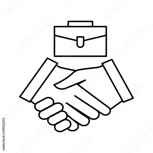 Bussines icon on white background