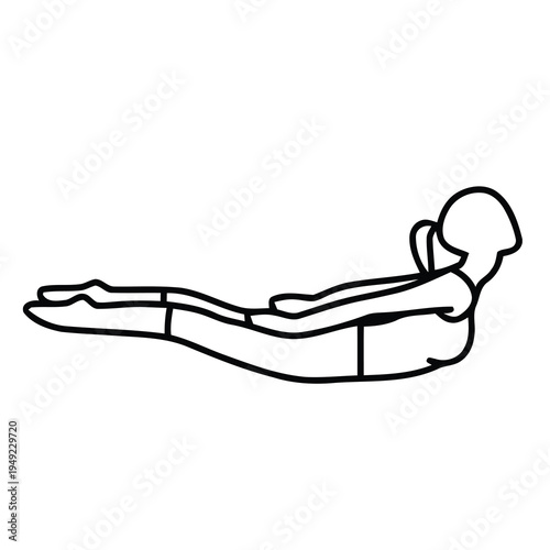 Woman Upside Down Stretching Body - Flexible people icons