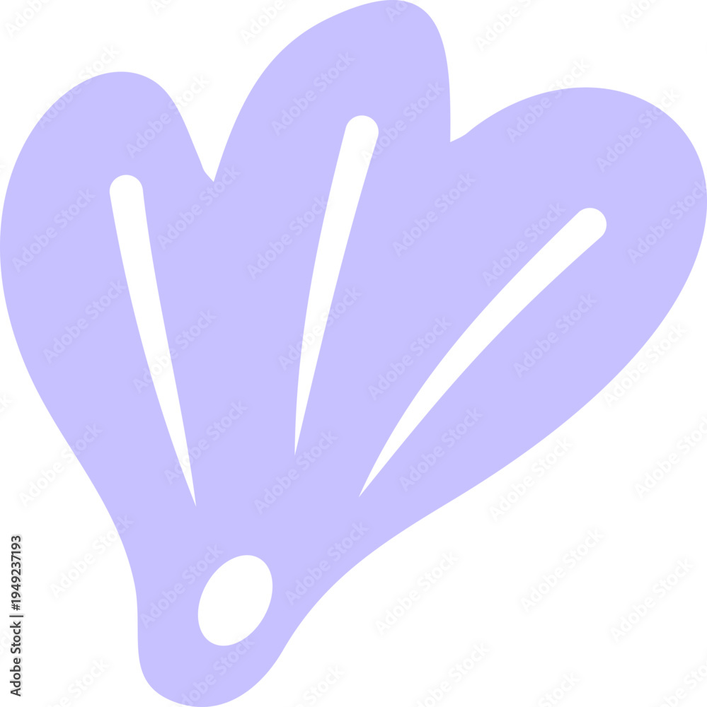 Obraz premium Sea Shell Doodle Element