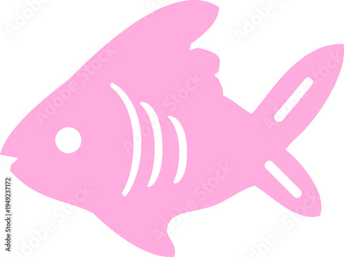 Pink Fish Marine Creature