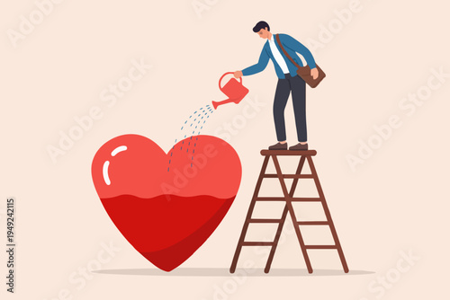 Caring for the Heart Concept