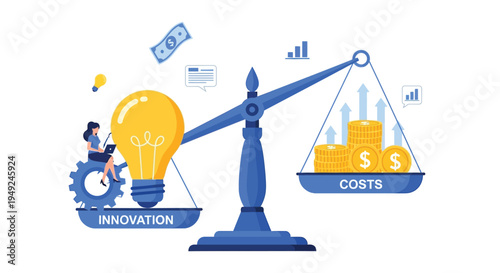 Investment in innovative ideas effectively outweighs potential business costs leading to significant financial returns.