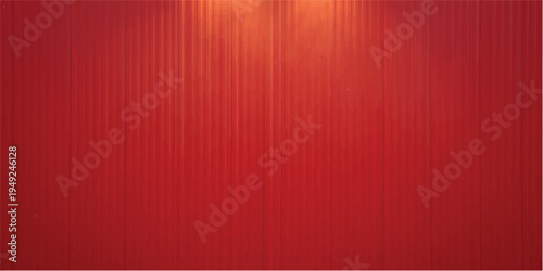 A textured red wood background with a striped theater curtain pattern creates a velvet stage backdrop design for a dark cinema show or art illustration