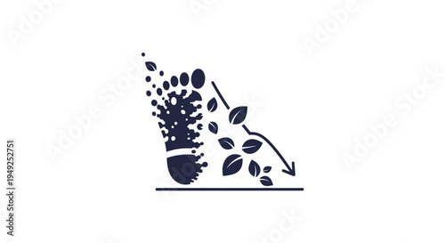 Black soil erosion icon illustration.