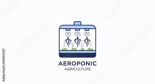 Aeroponic agriculture growing system technology.