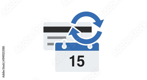 Air conditioner recycling process symbol.