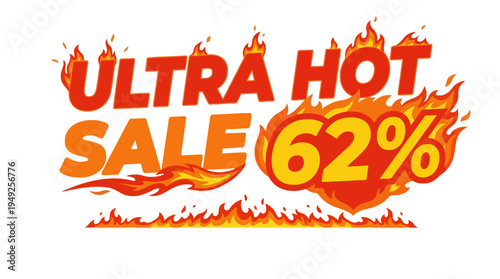 Ultra Hot Sale Banner with 62% Discount