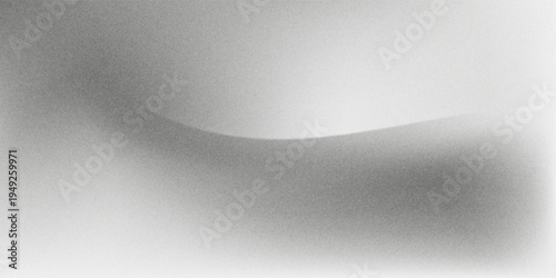 Grey gradient grain texture background gray black white monochrome smooth grainy backdrop design copy space