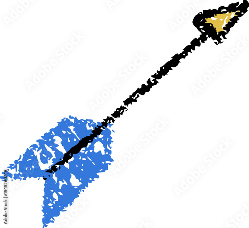 A stark visual contrast presents a black background with two irregularly shaped landmasses highlighted in blue and yellow high quality professional detailed modern elegant stylish clean