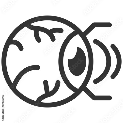 Astigmatism Outline Icon