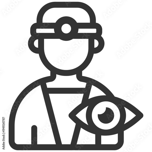 Oculist Outline Icon