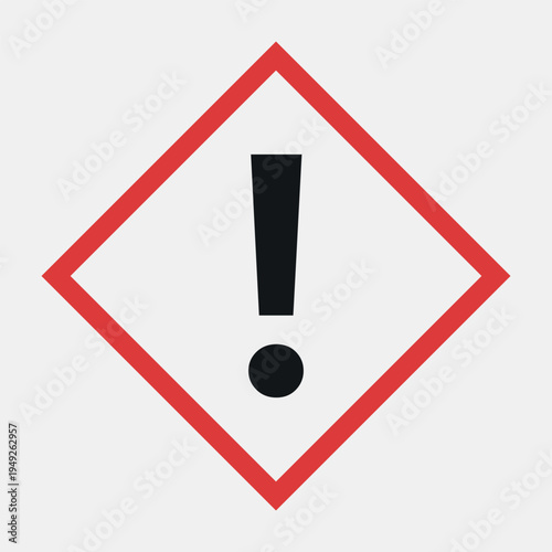 Global harmonized system warning symbol