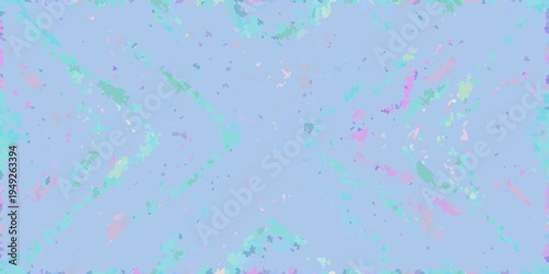 Abstract pastel background with scattered colorful paint splatters and textures