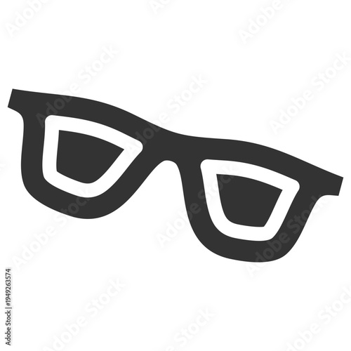 Glasses Glyph Icon