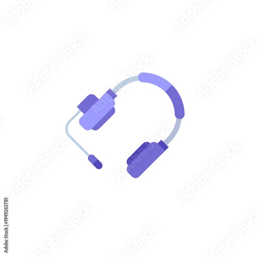 Gaming headset icon for online communication and immersive gameplay experience.