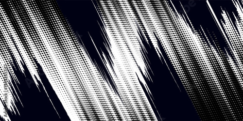 Abstract speed line style dark blue halftone banner design template. Elegant vector illustration. modern. eps10