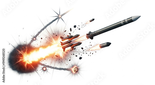 Missile Interception - A Dynamic Display of Defense Technology.