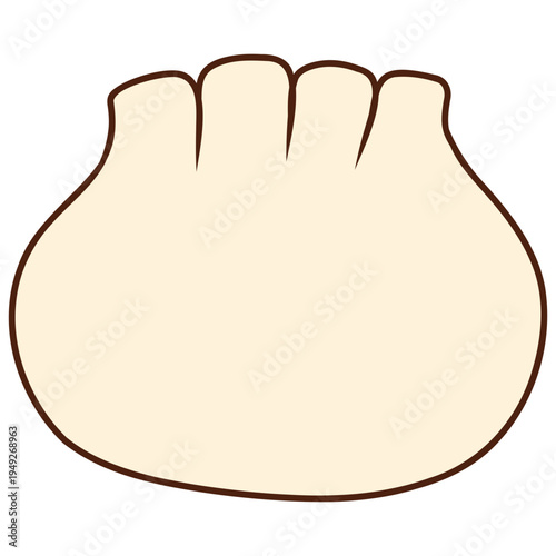 Illustration of a dim sum food