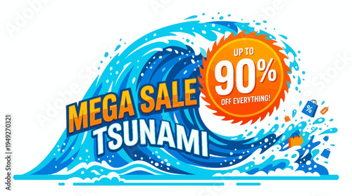 Mega Sale Tsunami Advertisement