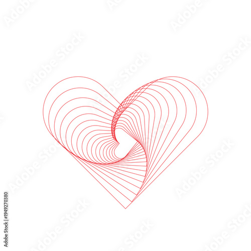 Set of female icons for beauty salon, self love concept. Continius line art hand and heart, aesthetic symbol, logo, tattoo. Vector illustration isolated on white background.