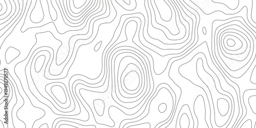 Topographic map background with geographic grid for hiking and mountain sport. luxury topographic wavy pattern and geographic grid map design. paper texture Imitation of a geographical map shades.