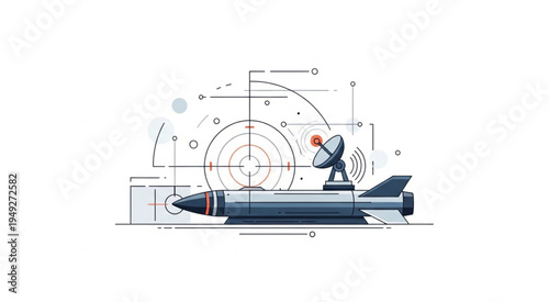 Advanced Missile Technology - Precision Targeting and Satellite Communication.
