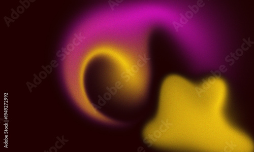 Abstract Cosmic Swirl: A vibrant illustration of a cosmic swirl of purple and gold hues against a deep, dark backdrop. The design captures a sense of mystery and movement.