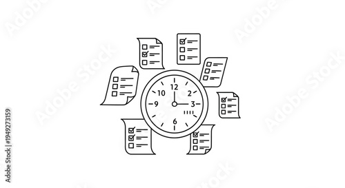 Clock with multiple calendar pages.