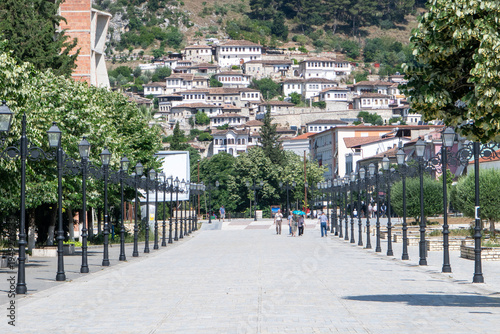 Bulevardi Republika and Old Houses of Berat in Albania