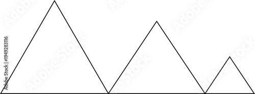 A line graph with multiple peaks and troughs on a white background