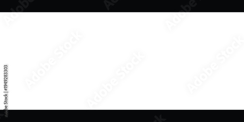 A blank white space with a thick black border on top and bottom