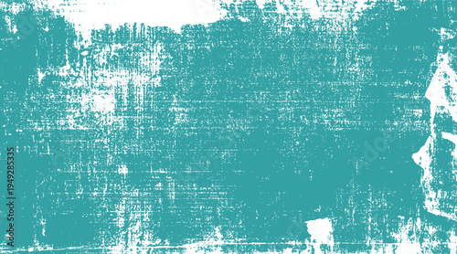 Teal and white distressed texture background with grunge effect and abstract patterns
