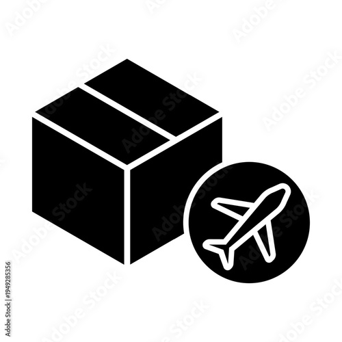 Aircraft icon vector. Plane train Illustration sign. Craft symbol. Airplane logo.