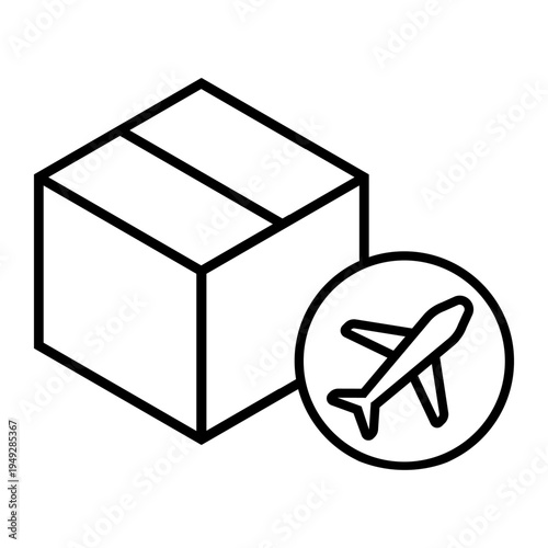 Aircraft icon vector. Plane train Illustration sign. Craft symbol. Airplane logo.