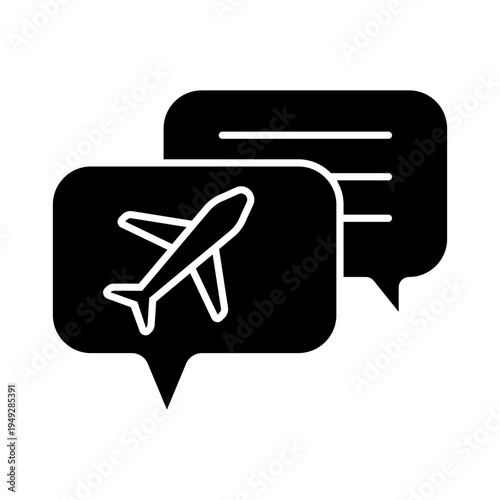 Aircraft icon vector. Plane train Illustration sign. Craft symbol. Airplane logo.