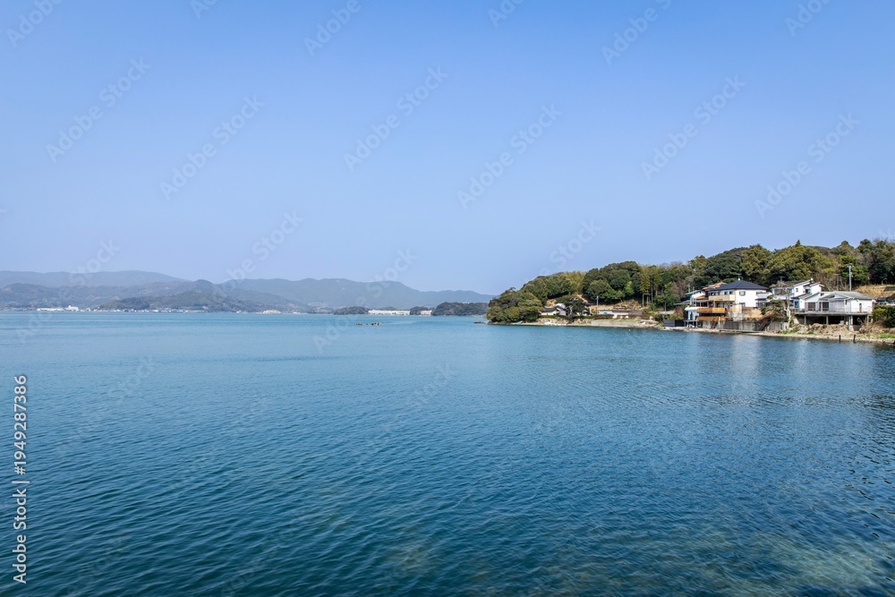Fototapeta premium 浜松市、猪鼻湖の風景