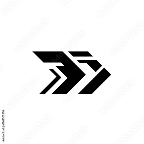 Free Download Abstract arrow symbol in black on white background direction and movement - GFXLoad