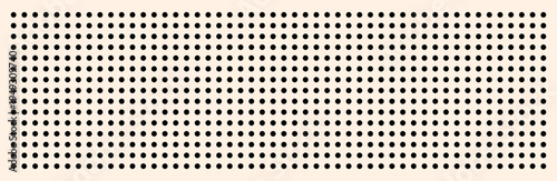 Black circular dots pattern background