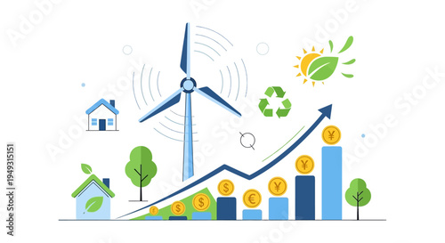 Sustainable Green Energy Investment & Economic Growth: Renewable Power, Eco-Friendly Homes, and Environmental Progress