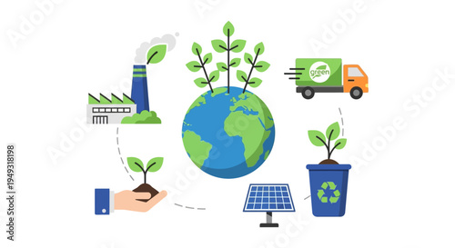 Circular Economy for a Green Planet: Sustainable Industrial Production, Renewable Energy, and Eco-Friendly Logistics