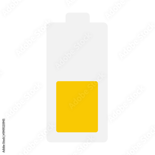 電池残量　50%　イラスト