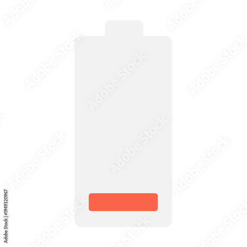 電池残量　10%　イラスト